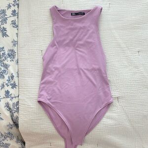 Pink/purple zara bodysuit